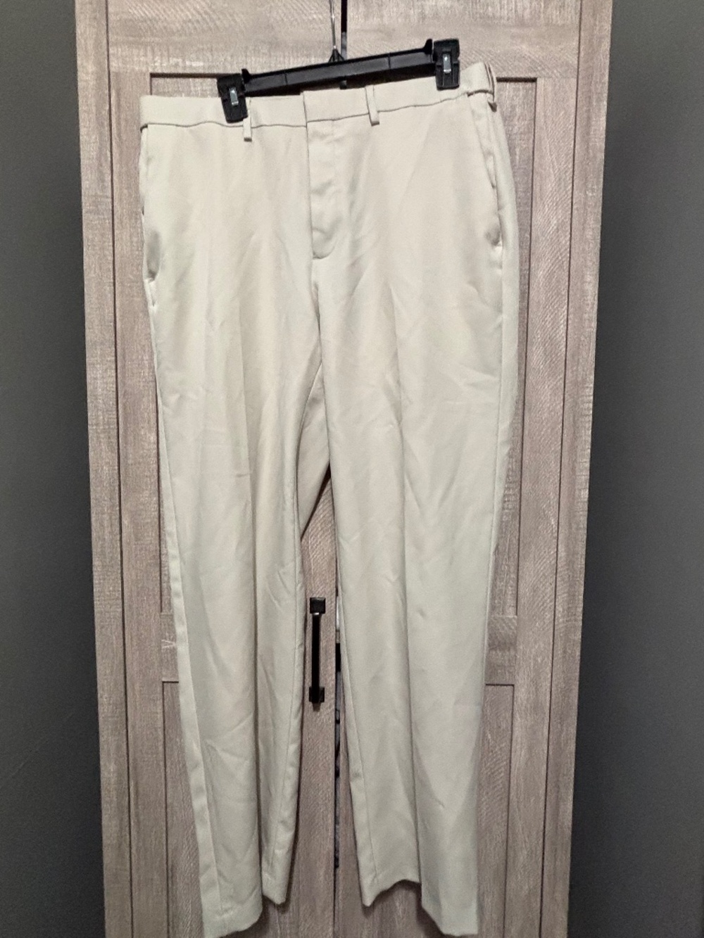 Men's Saddlebred Flat Front Khaki Tan Dress Pants 34x30
